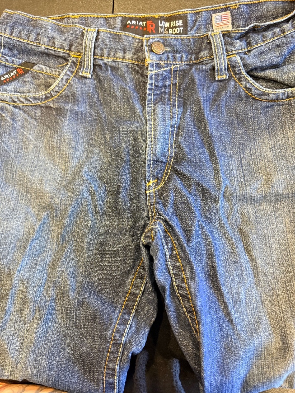 Ariat FR Men’s 36x30 M4 Low Rise Boot Cut Work Jeans